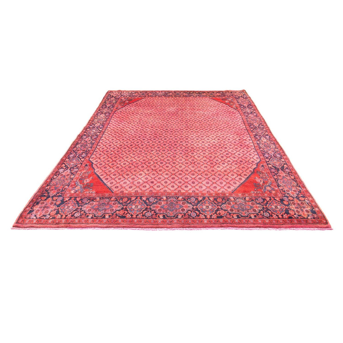 Tapis persan - Nomadic - 290 x 210 cm - rouge clair