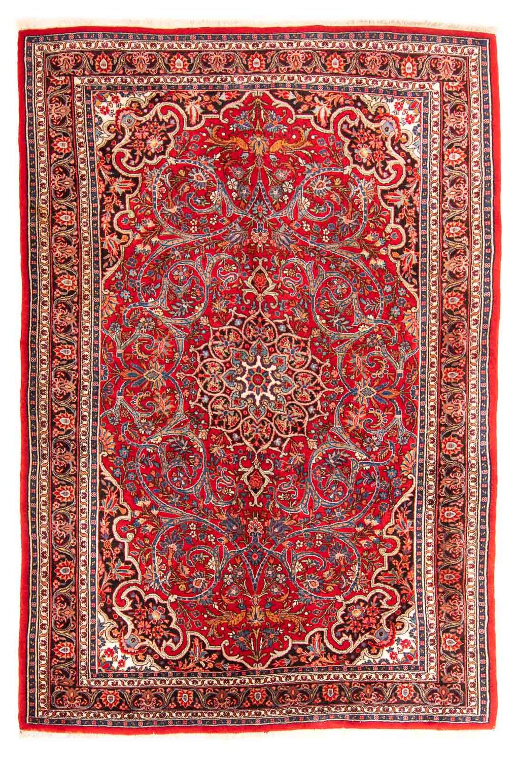 Tapis persan - Classique - 210 x 147 cm - rouge