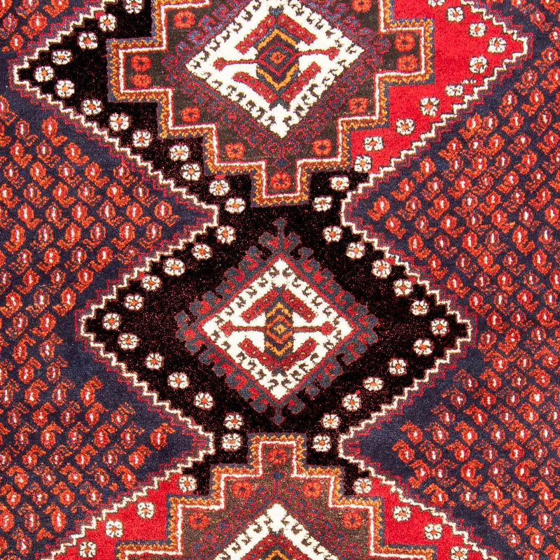 Tapis persan - Nomadic - 205 x 164 cm - rouge