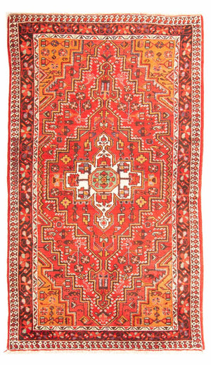 Tapis persan - Nomadic - 234 x 151 cm - rouge clair