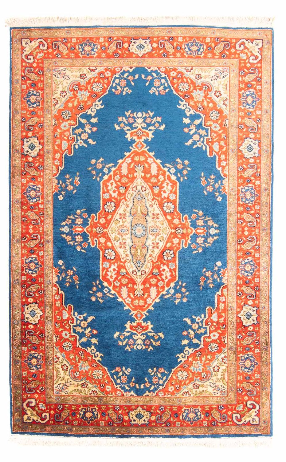 Tapis persan - Classique - 200 x 124 cm - bleu