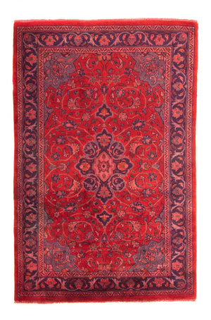 Tapis persan - Classique - 208 x 135 cm - rouge foncé