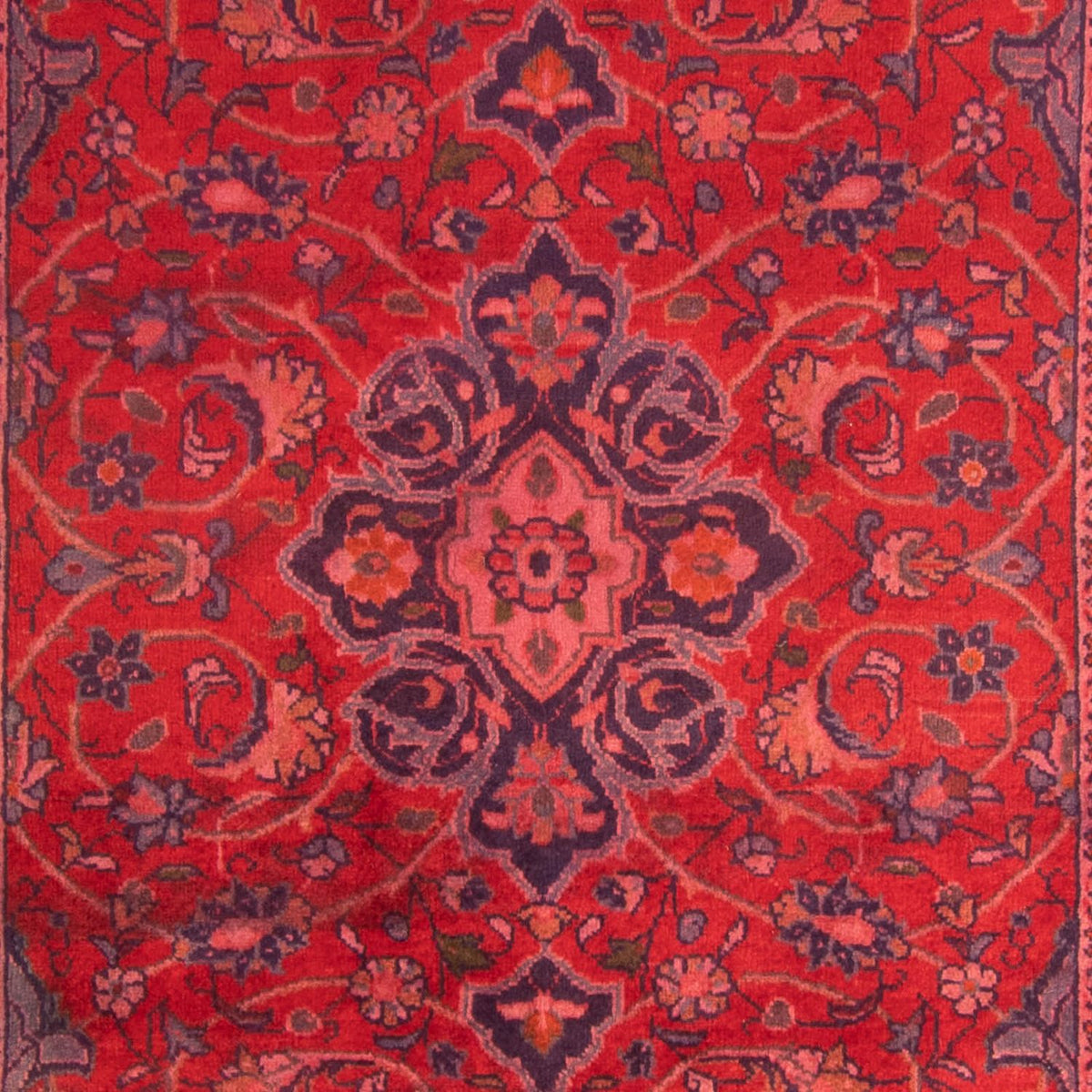 Tapis persan - Classique - 208 x 135 cm - rouge foncé