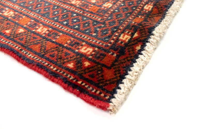 Tapis de couloir Tapis Turkaman - 100 x 50 cm - rouge