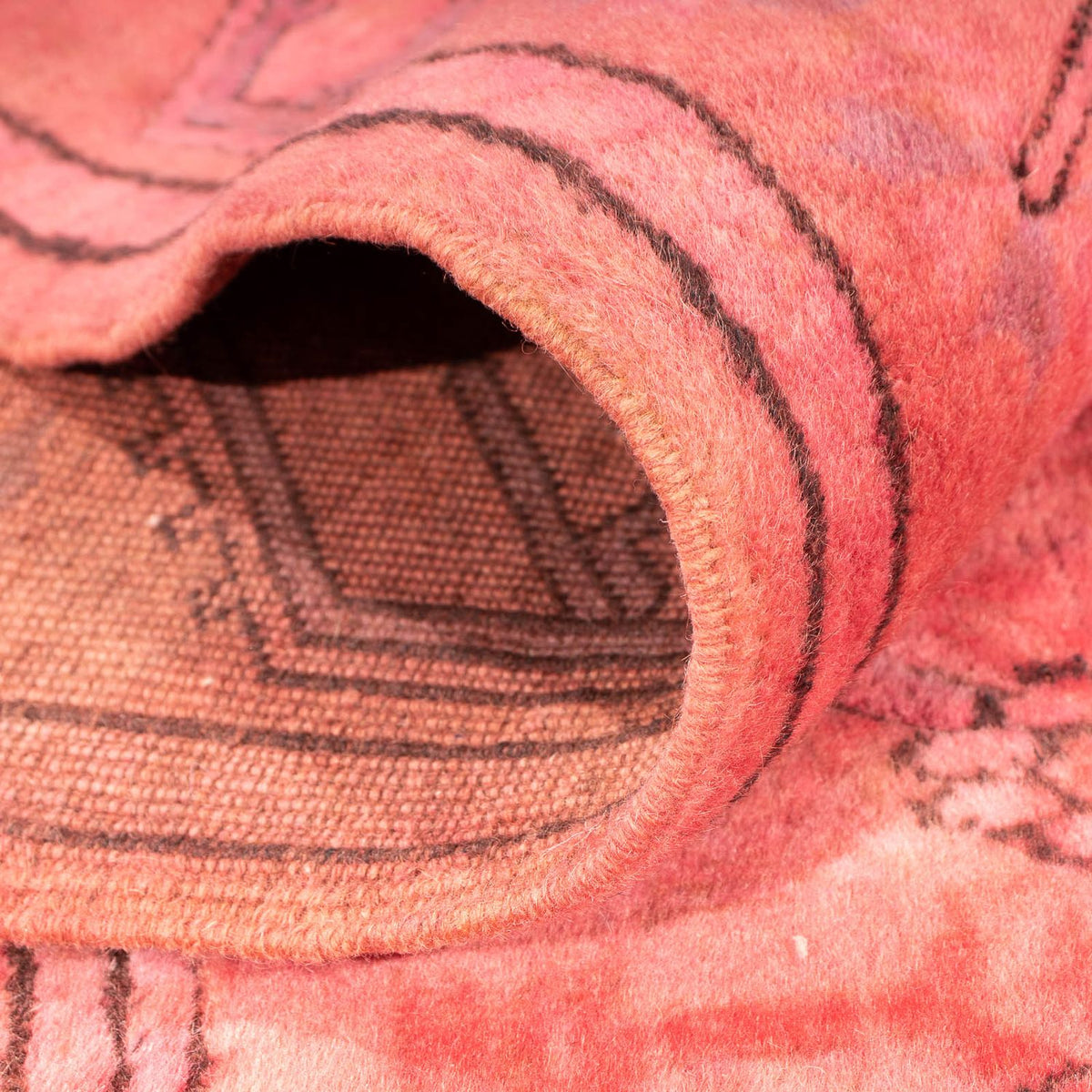 Tapis Pakistani - 190 x 120 cm - rouge clair