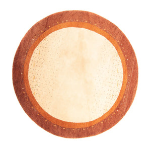 Tapis Gabbeh - Indus ronde  - 200 x 200 cm - beige