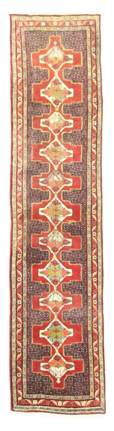 Tapis de couloir Tapis persan - Nomadic - 382 x 90 cm - rouge