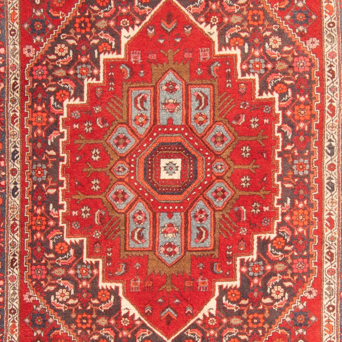 Tapis persan - Nomadic - 200 x 127 cm - rouge