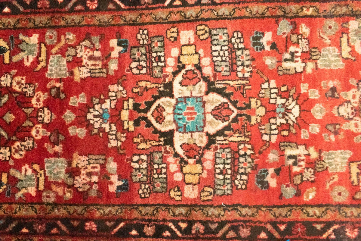 Tapis de couloir Tapis persan - Nomadic - 288 x 84 cm - orange
