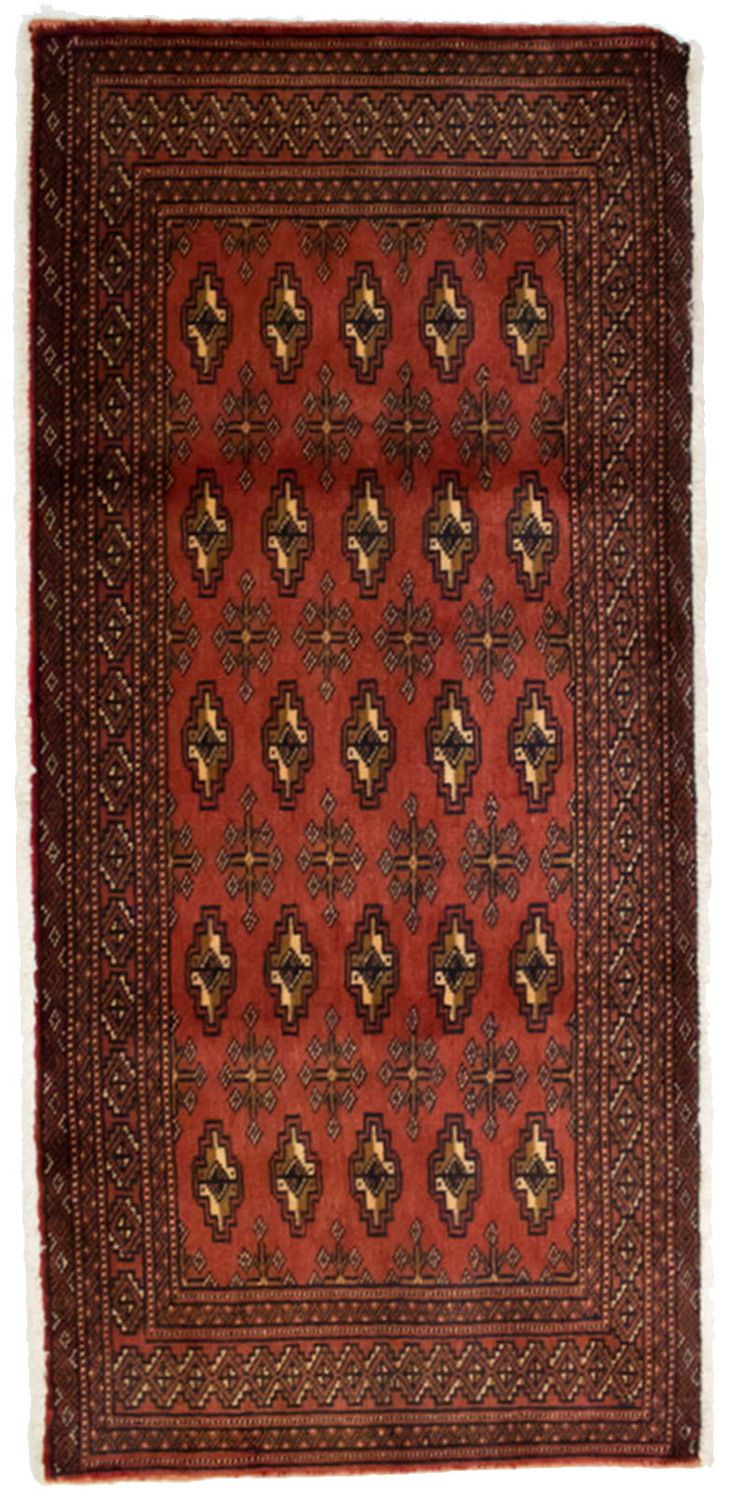 Tapis Turkaman - 130 x 60 cm - rouge