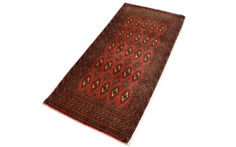 Tapis Turkaman - 130 x 60 cm - rouge