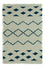 Tapis Kelim - Tendance - 95 x 62 cm - bleu