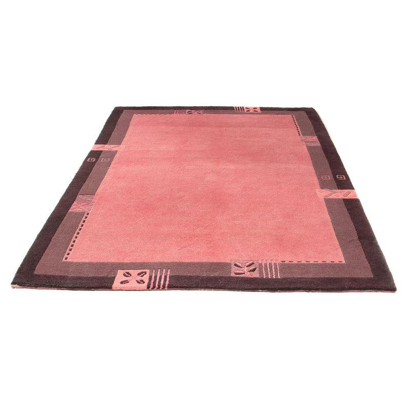 Tapis Népalais - 225 x 160 cm - rose