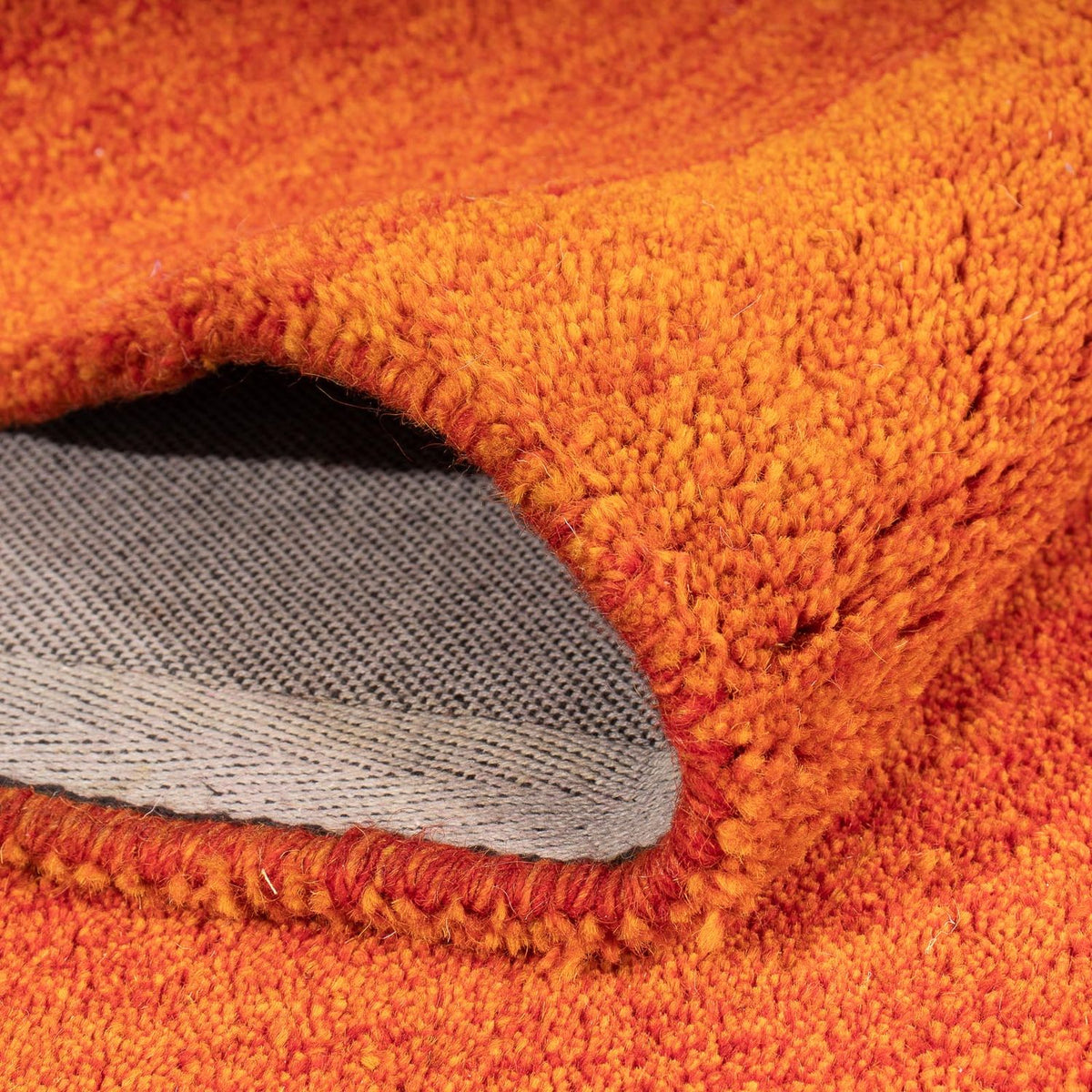 Tapis en laine - 190 x 135 cm - orange