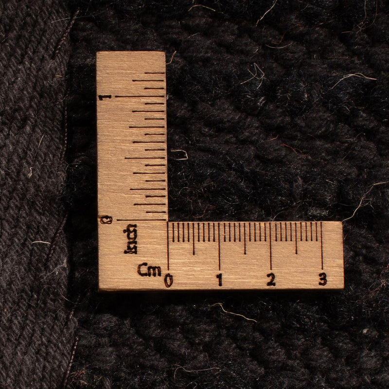 Tapis à poils longs - 216 x 150 cm - noir