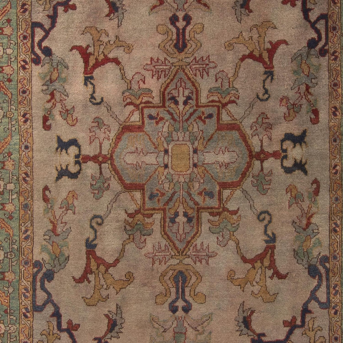 Tapis persan - Keshan - 220 x 160 cm - chocolat clair