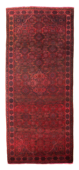 Tapis de couloir Tapis persan - Nomadic - 323 x 115 cm - rouge foncé