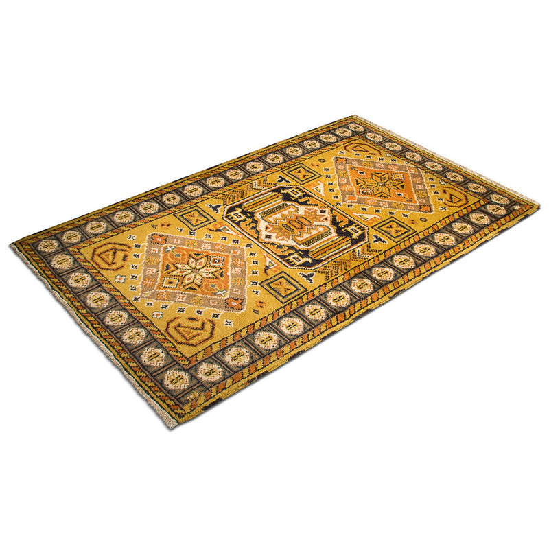 Tapis oriental - 154 x 95 cm - or