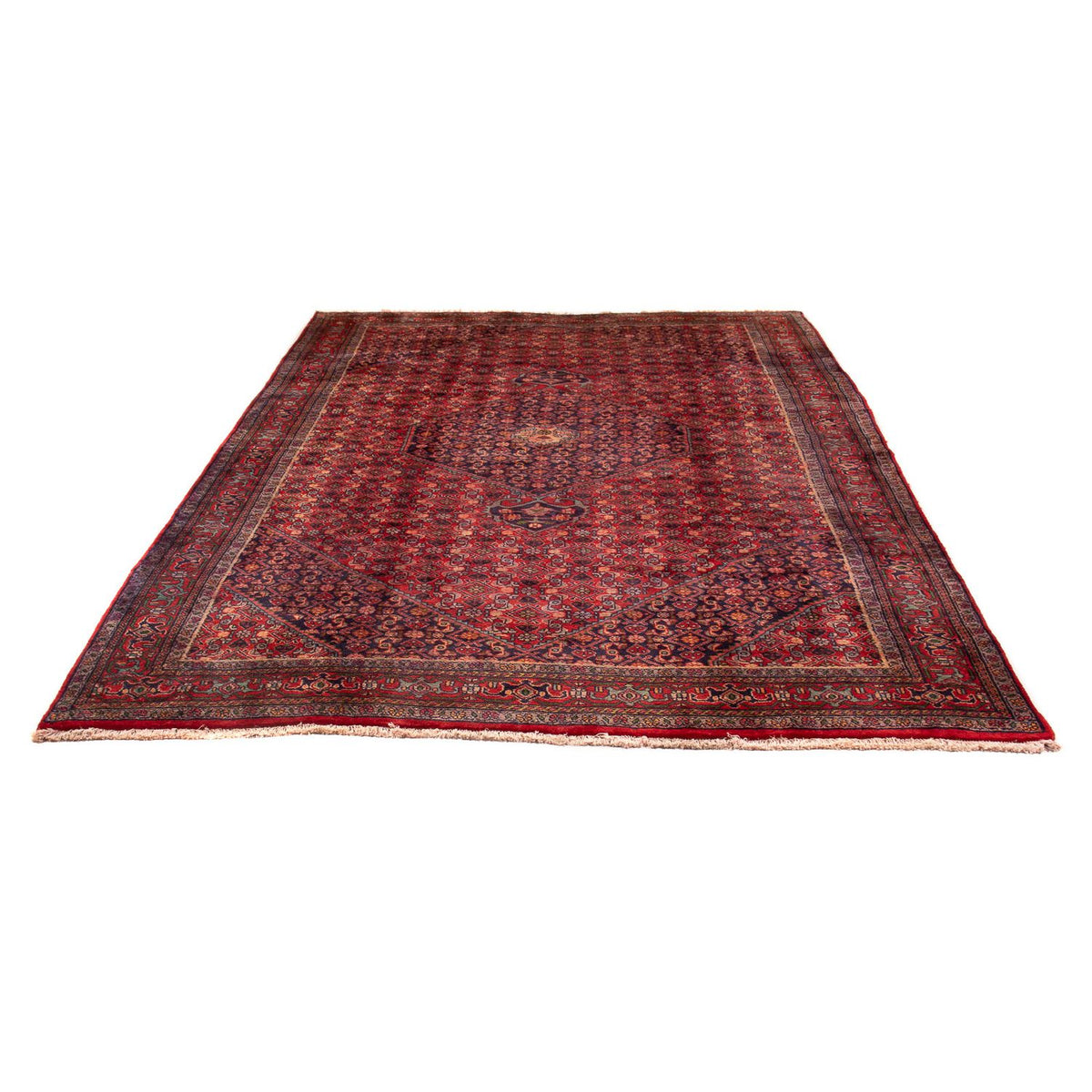 Tapis persan - Nomadic - 290 x 203 cm - rouge