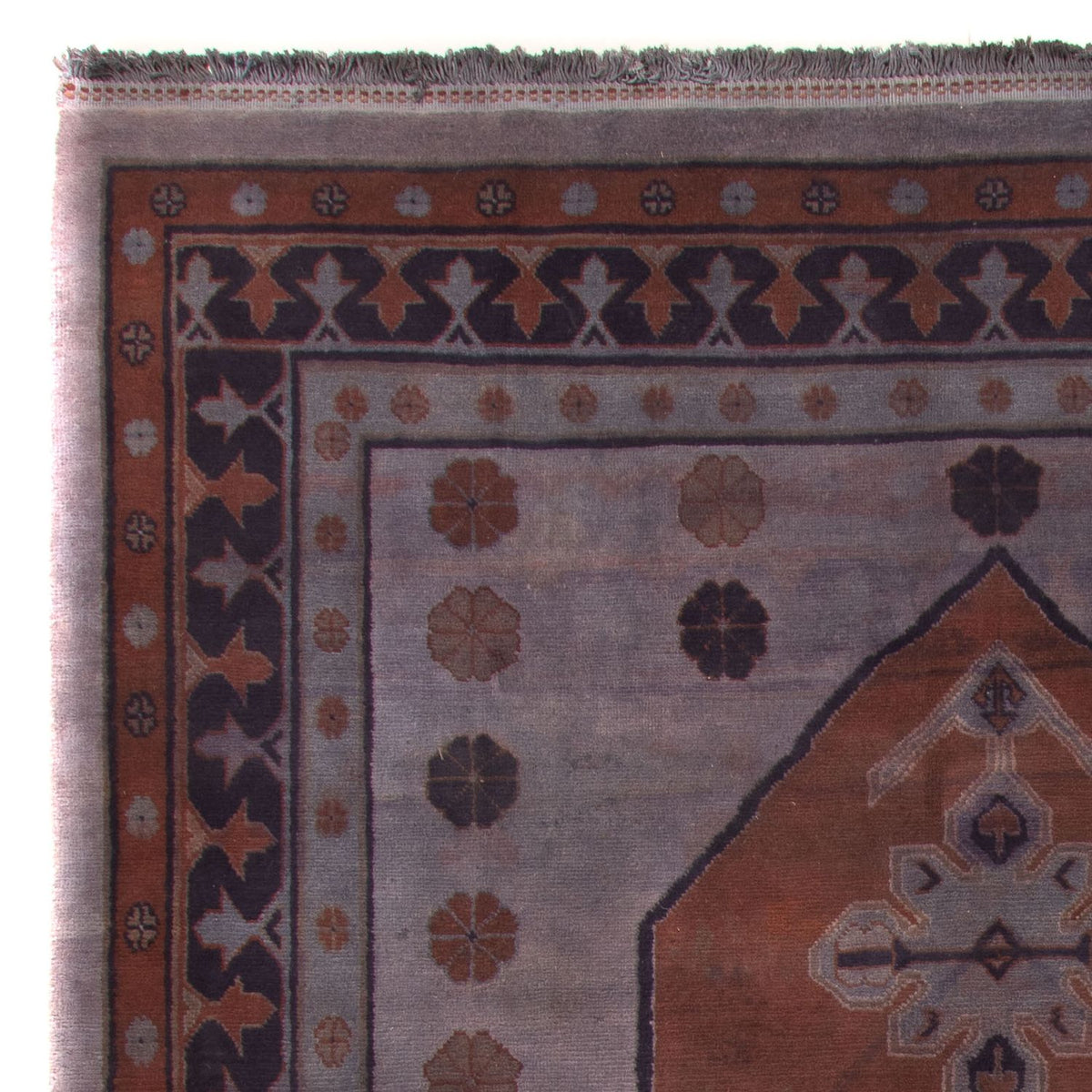 Tapis persan - Nomadic - 340 x 250 cm - marron foncé