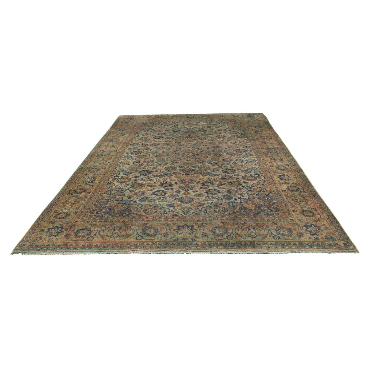 Tapis persan - Keshan - 362 x 230 cm - multicolore
