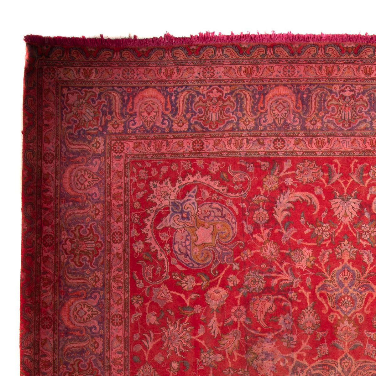 Tapis persan - Classique - 399 x 295 cm - rouge foncé