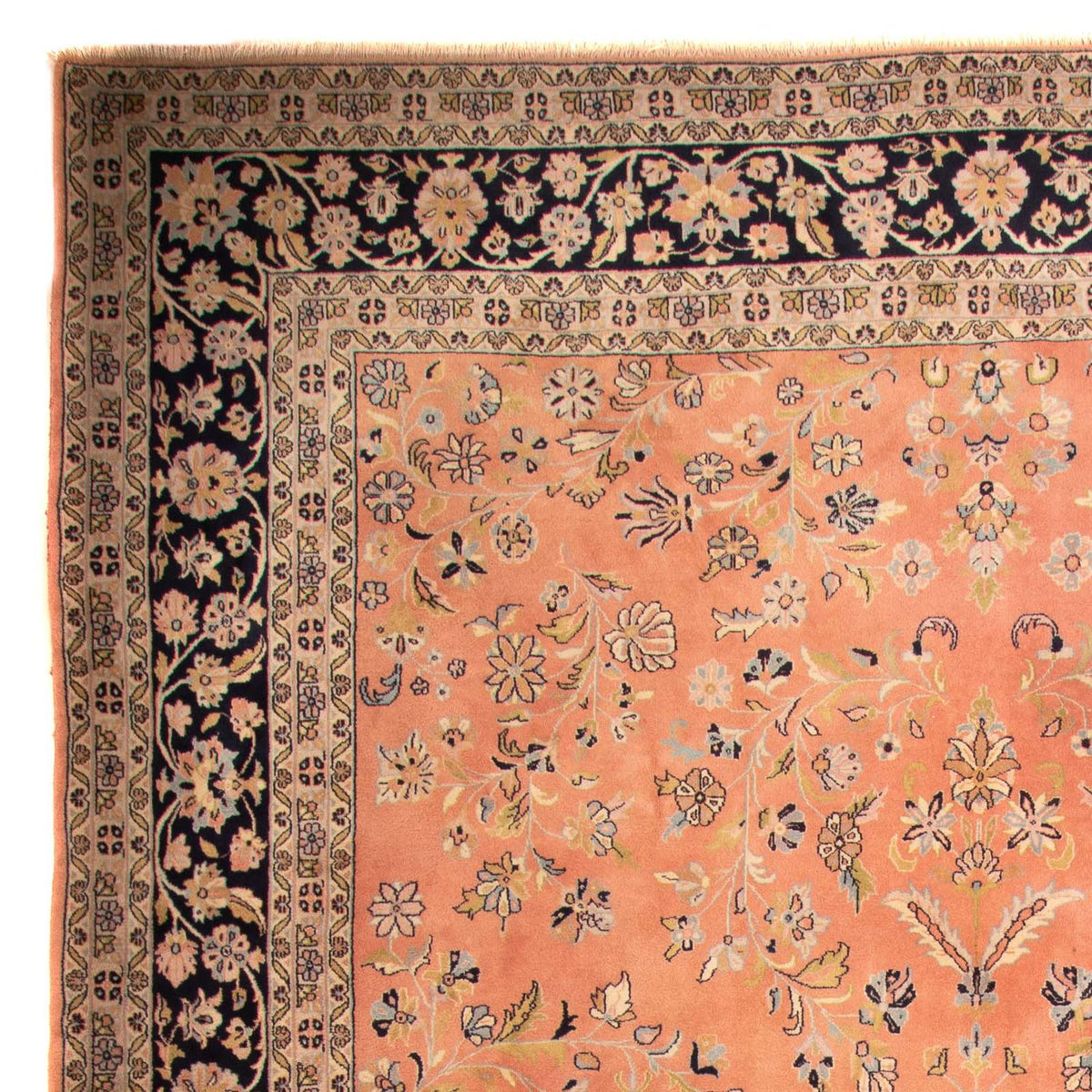 Tapis persan - Nain - Royal - 385 x 295 cm - rouge clair