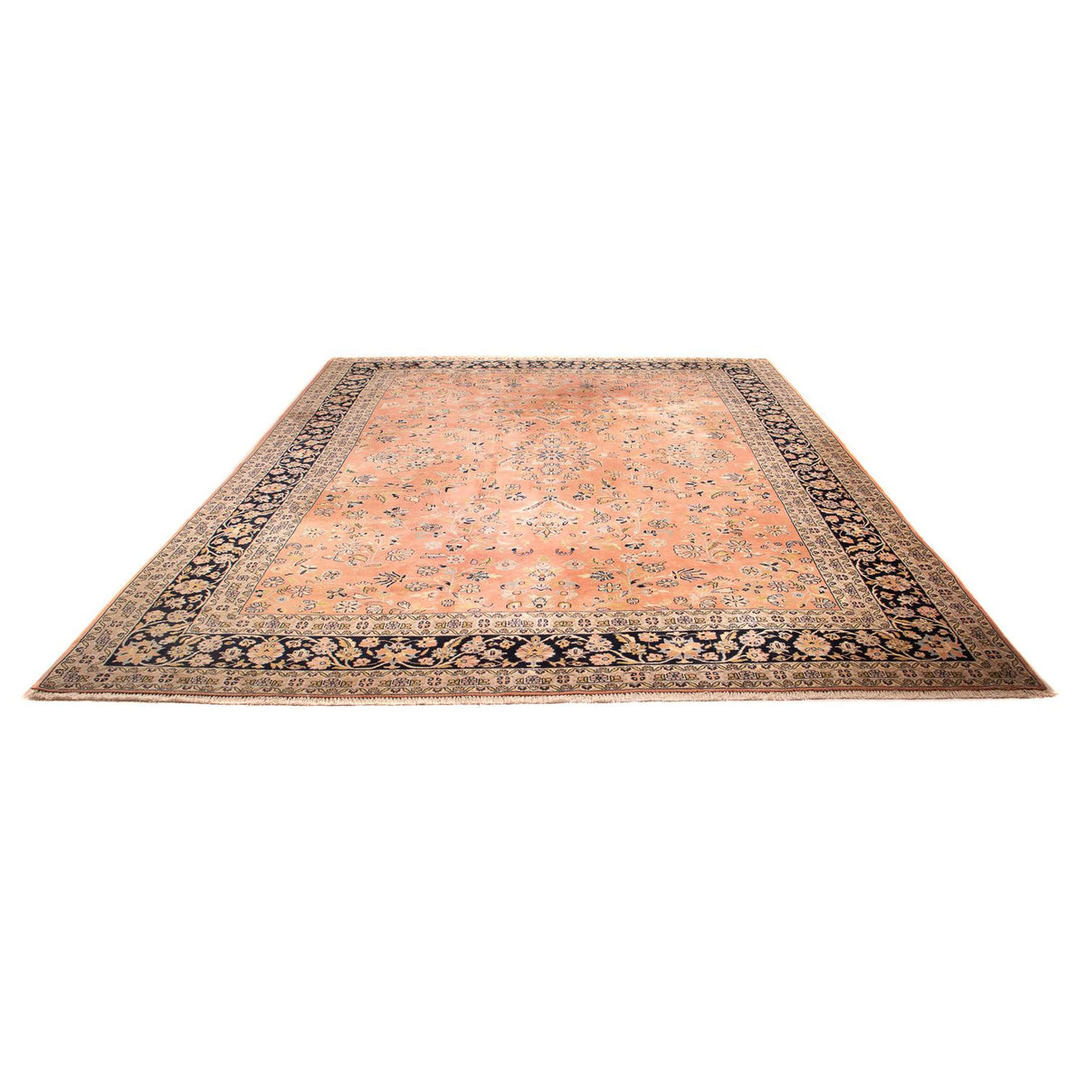 Tapis persan - Nain - Royal - 385 x 295 cm - rouge clair