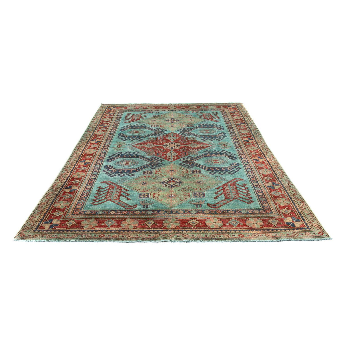 Tapis Ziegler - Kazak - 267 x 186 cm - bleu clair
