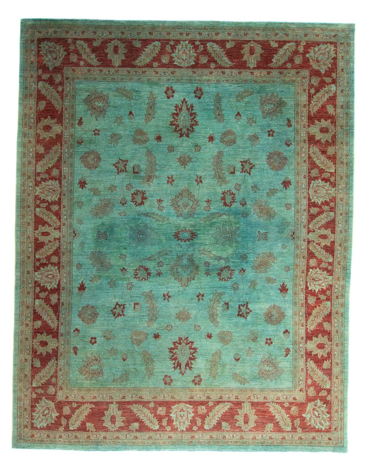 Tapis Ziegler - 310 x 226 cm - bleu
