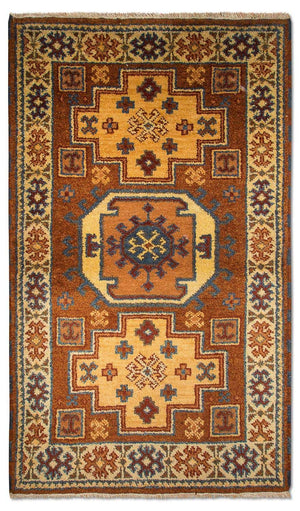 Tapis oriental - 156 x 96 cm - rouille
