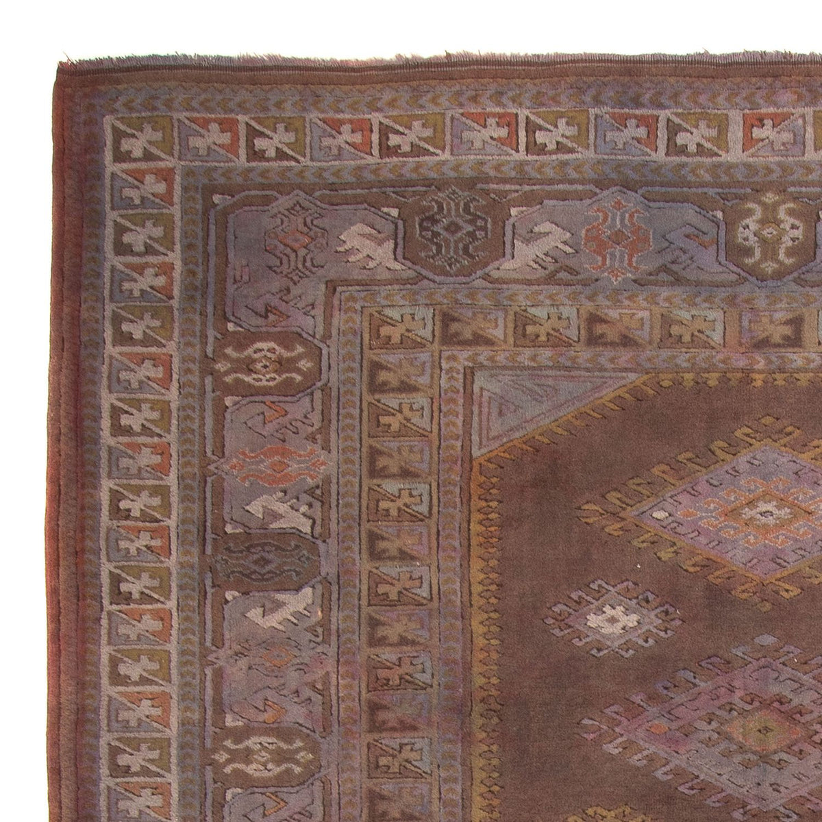 Tapis Pakistani - 285 x 200 cm - marron foncé