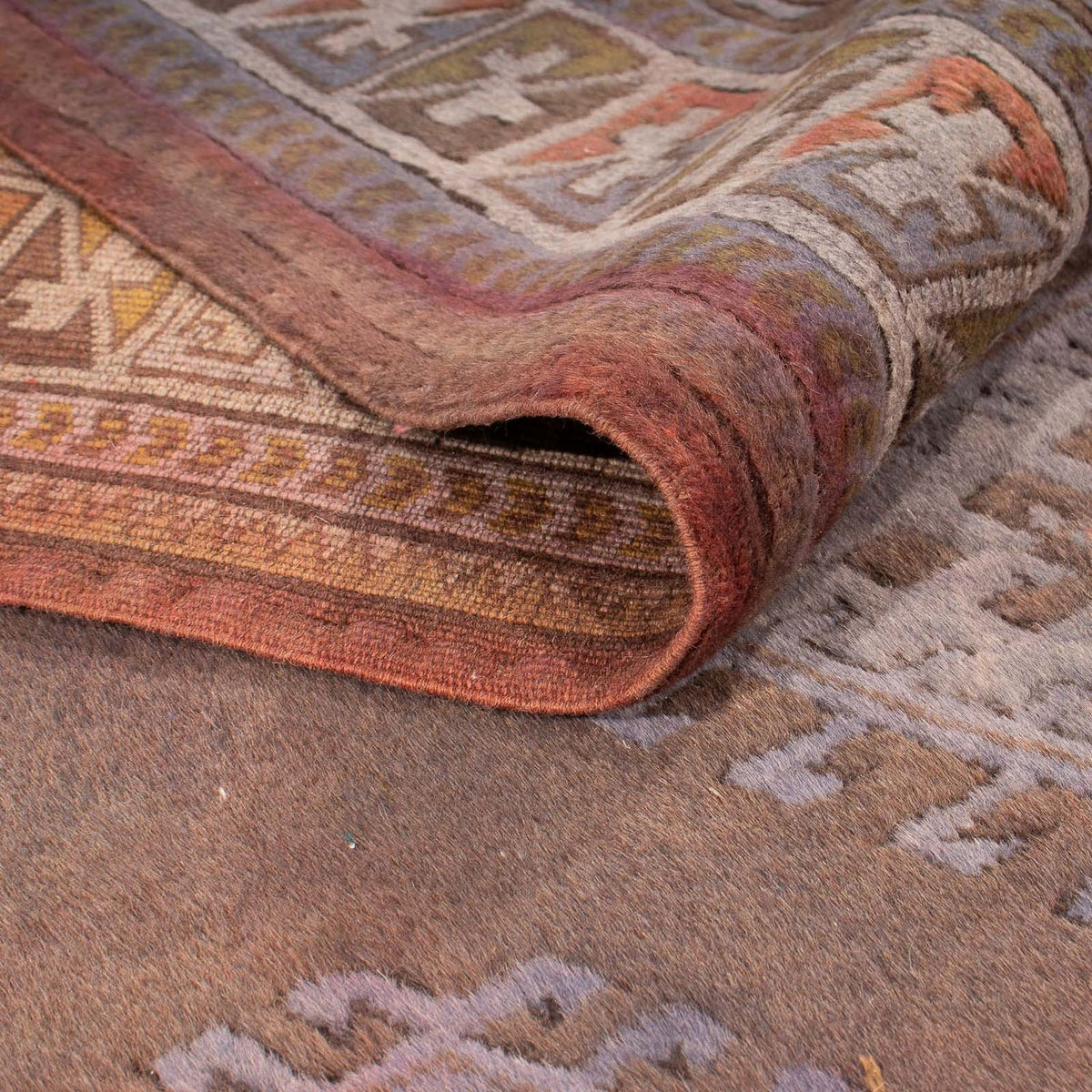 Tapis Pakistani - 285 x 200 cm - marron foncé