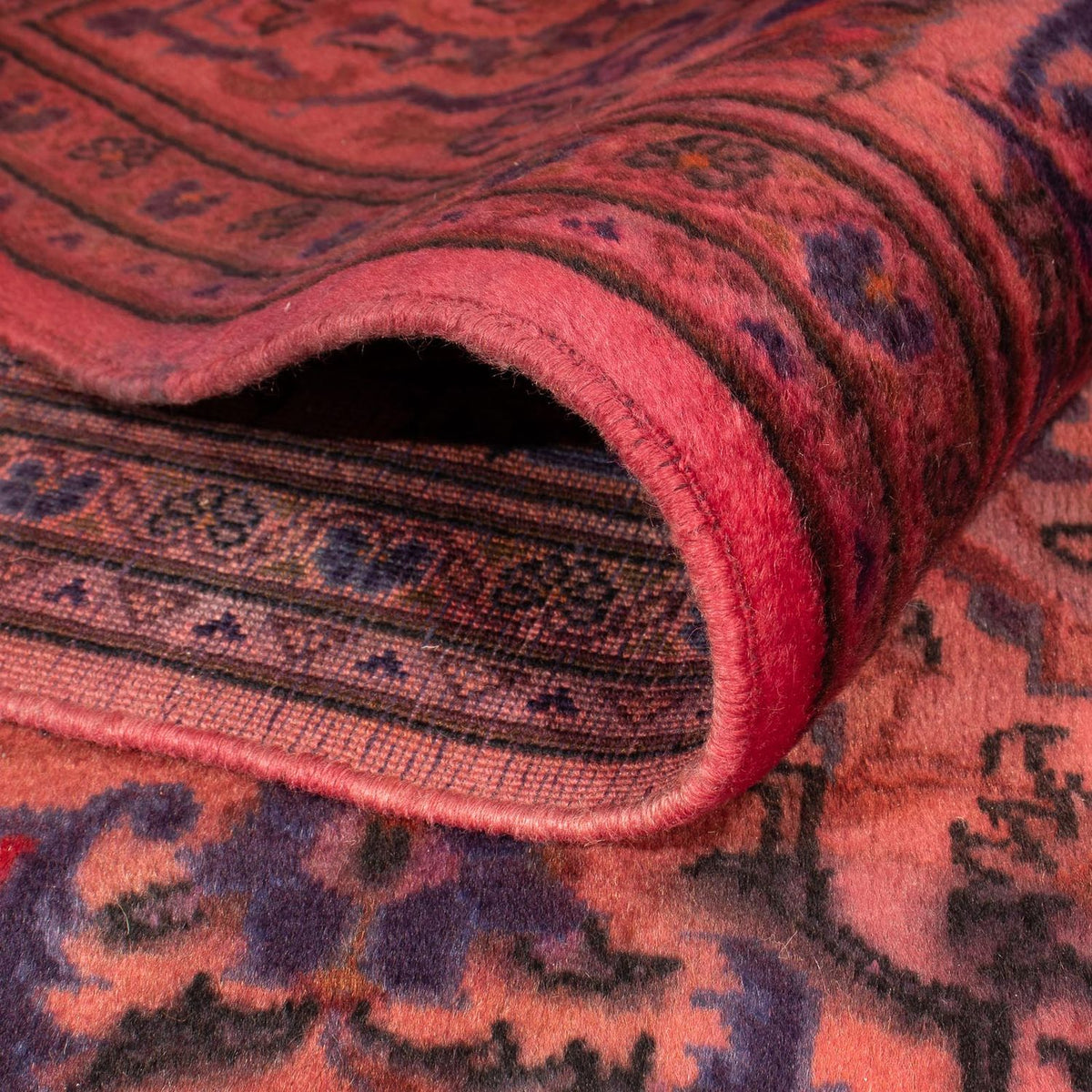 Tapis persan - Keshan - 348 x 240 cm - rouge clair