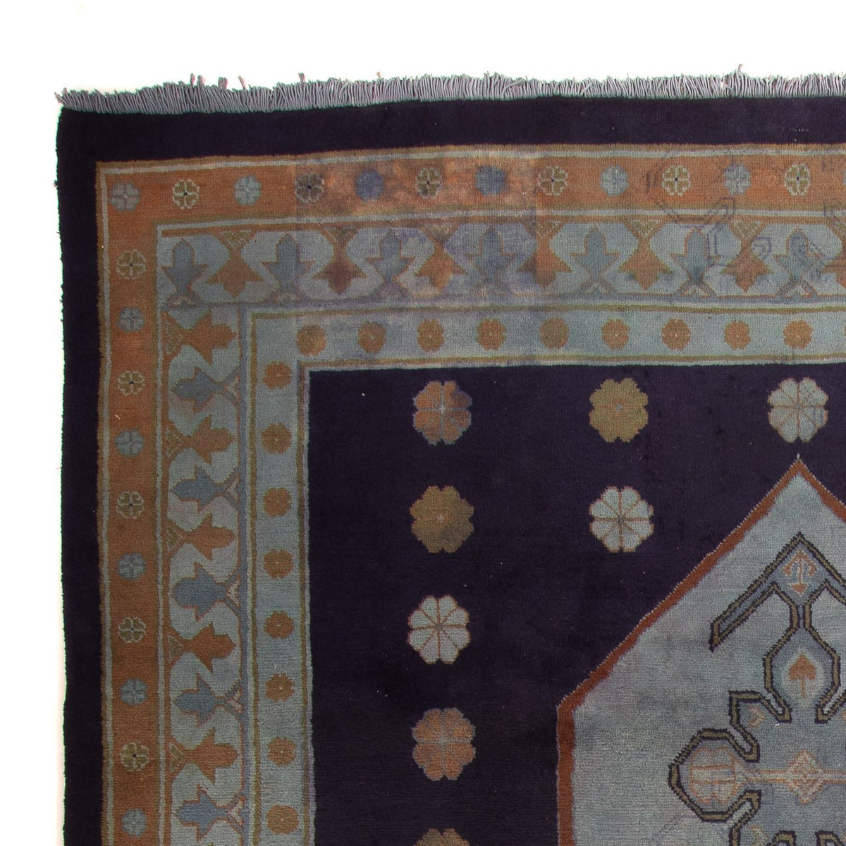 Tapis persan - Nomadic - 325 x 245 cm - bleu foncé