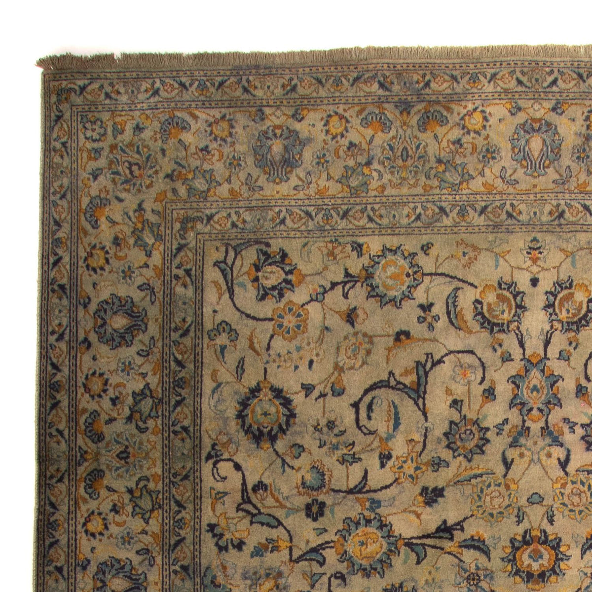 Tapis persan - Keshan - 330 x 240 cm - marron clair
