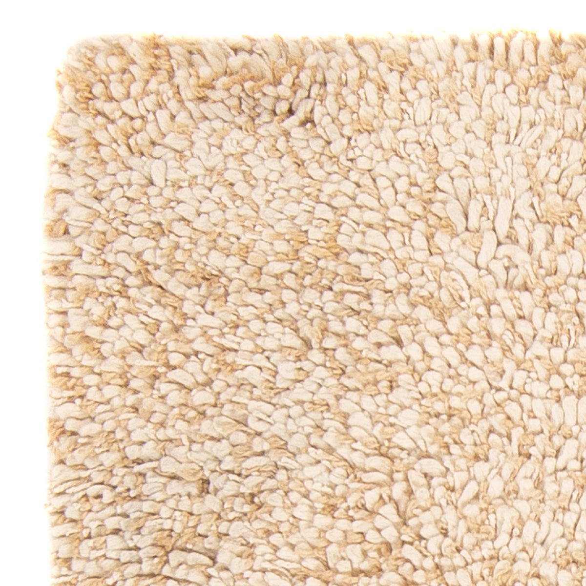 Tapis à poils longs - 90 x 60 cm - beige