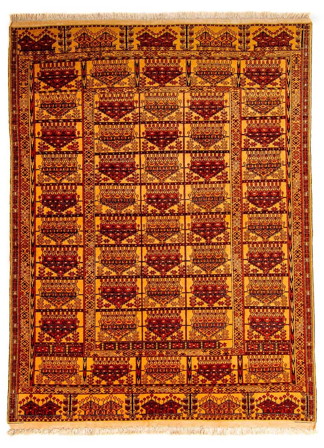Tapis en soie - Soie afghane - 173 x 126 cm - or