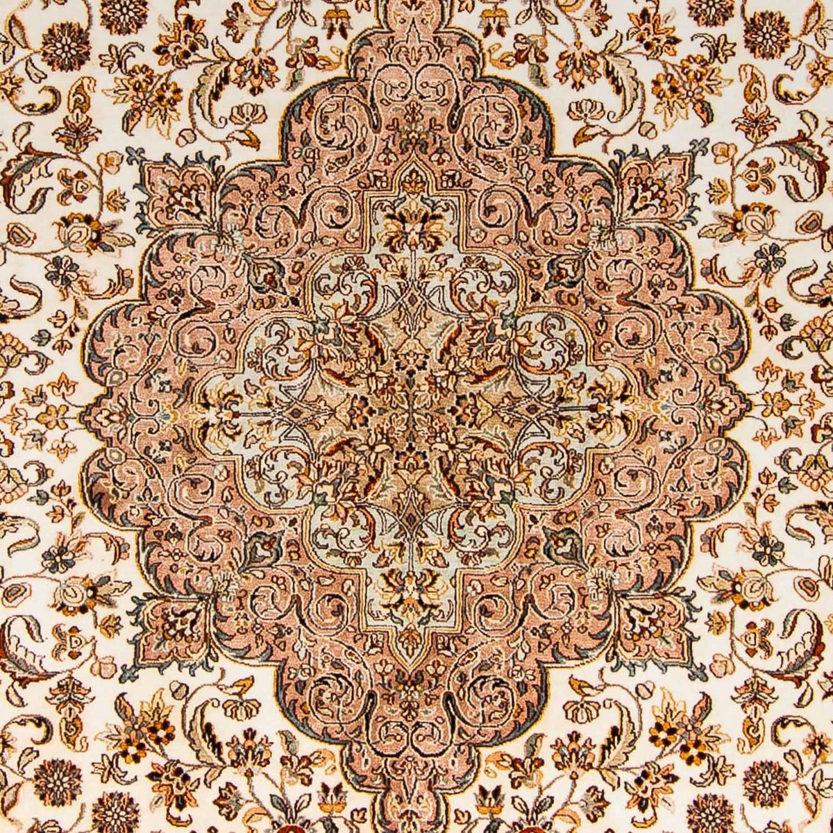 Tapis en soie - Soie du Cachemire - 307 x 243 cm - beige