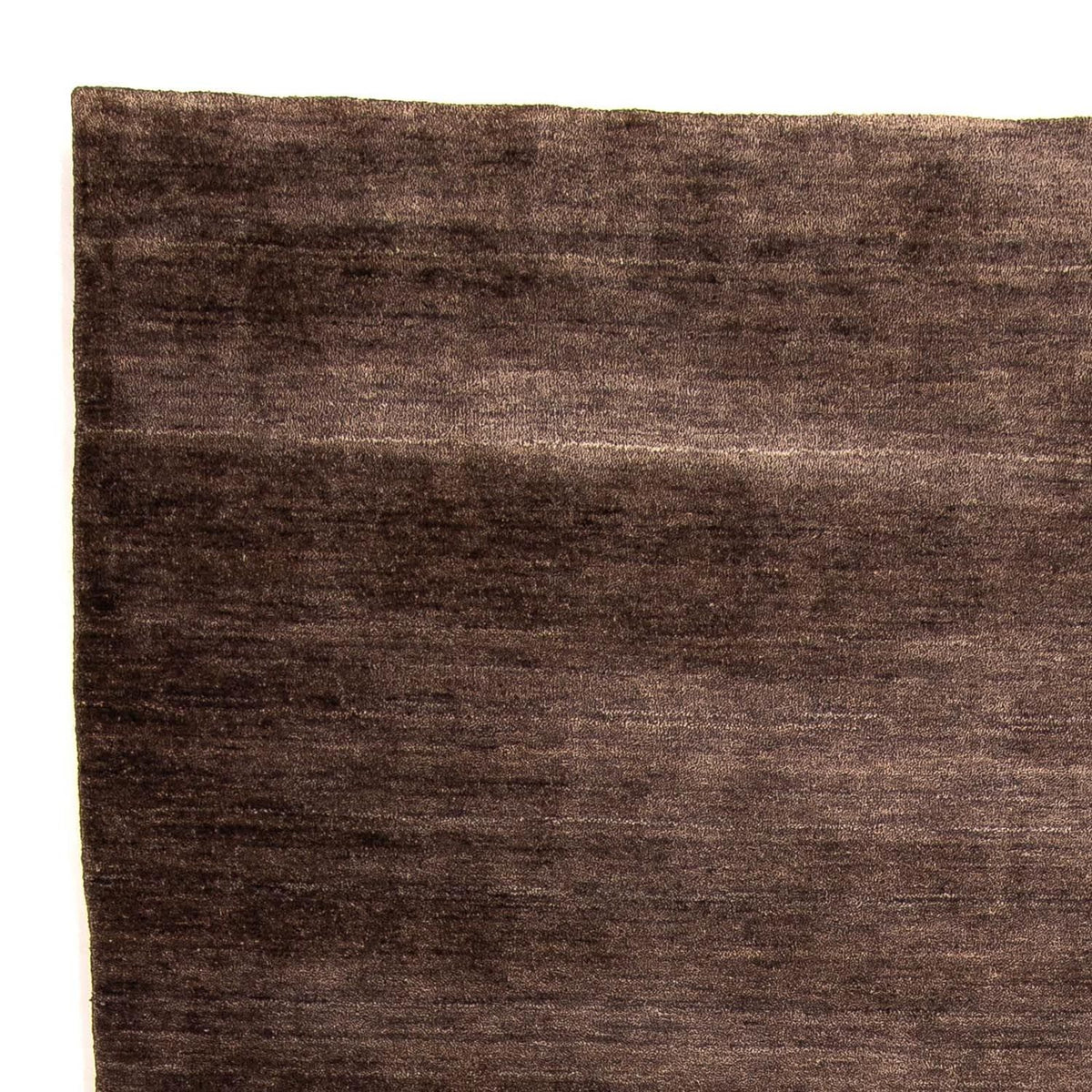 Tapis Gabbeh - Indus - 298 x 200 cm - marron foncé