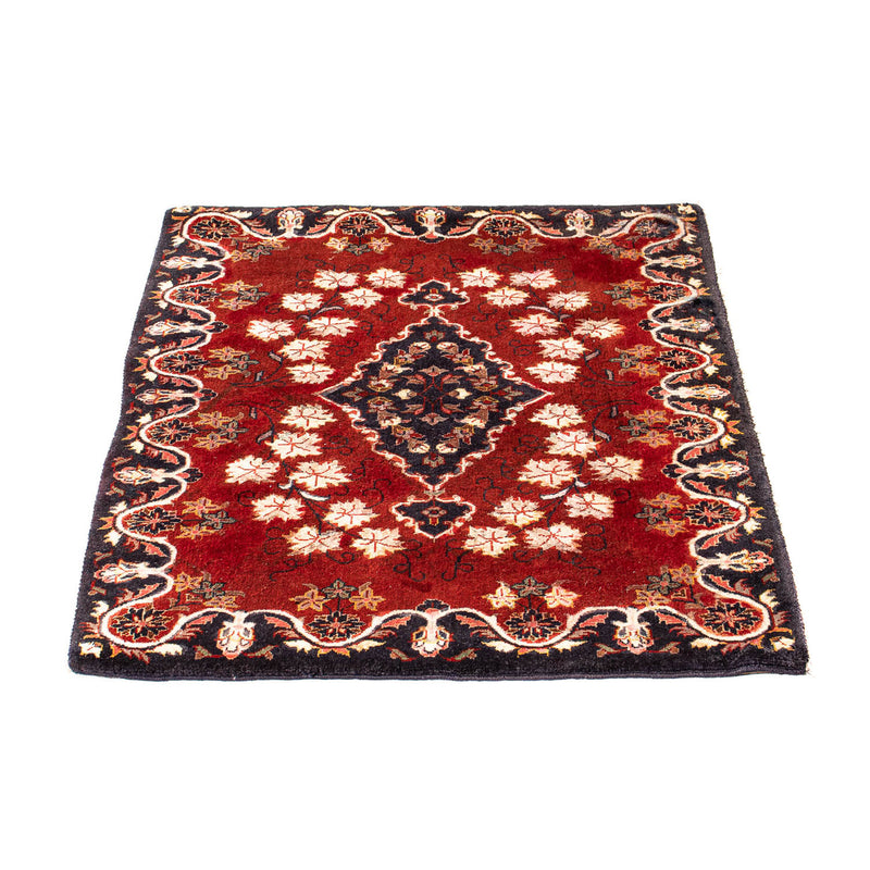 Tapis persan - Keshan carré  - 97 x 77 cm - rouge foncé