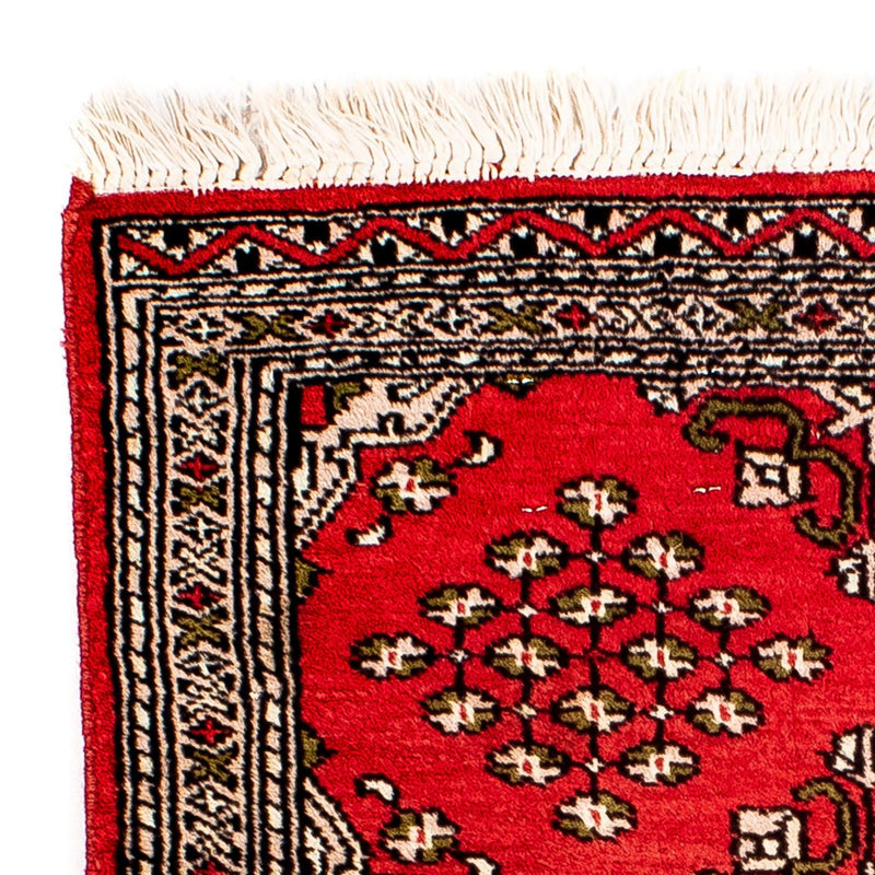 Tapis Pakistani carré  - 63 x 62 cm - rouge