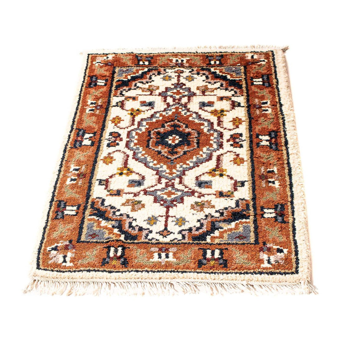 Tapis oriental - Bidjar - Indus - 90 x 60 cm - beige
