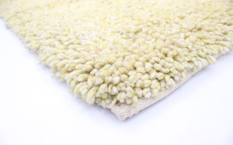 Tapis à poils longs - 158 x 90 cm - beige