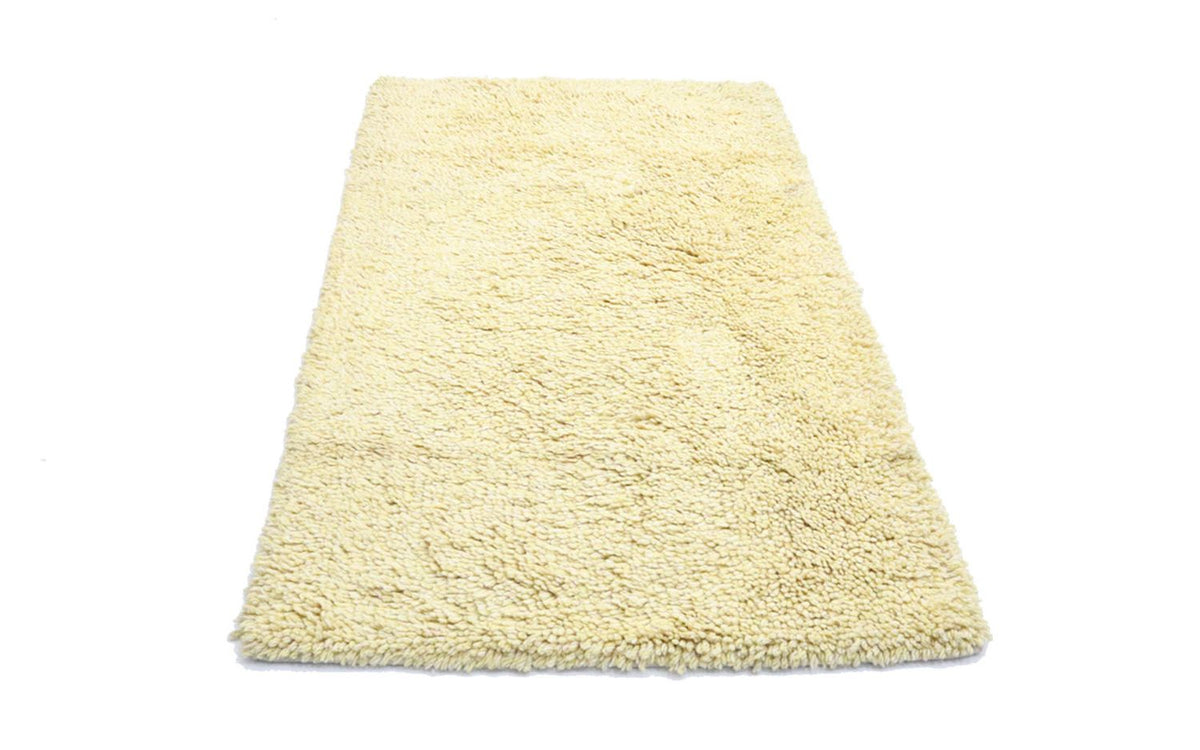 Tapis à poils longs - 158 x 90 cm - beige
