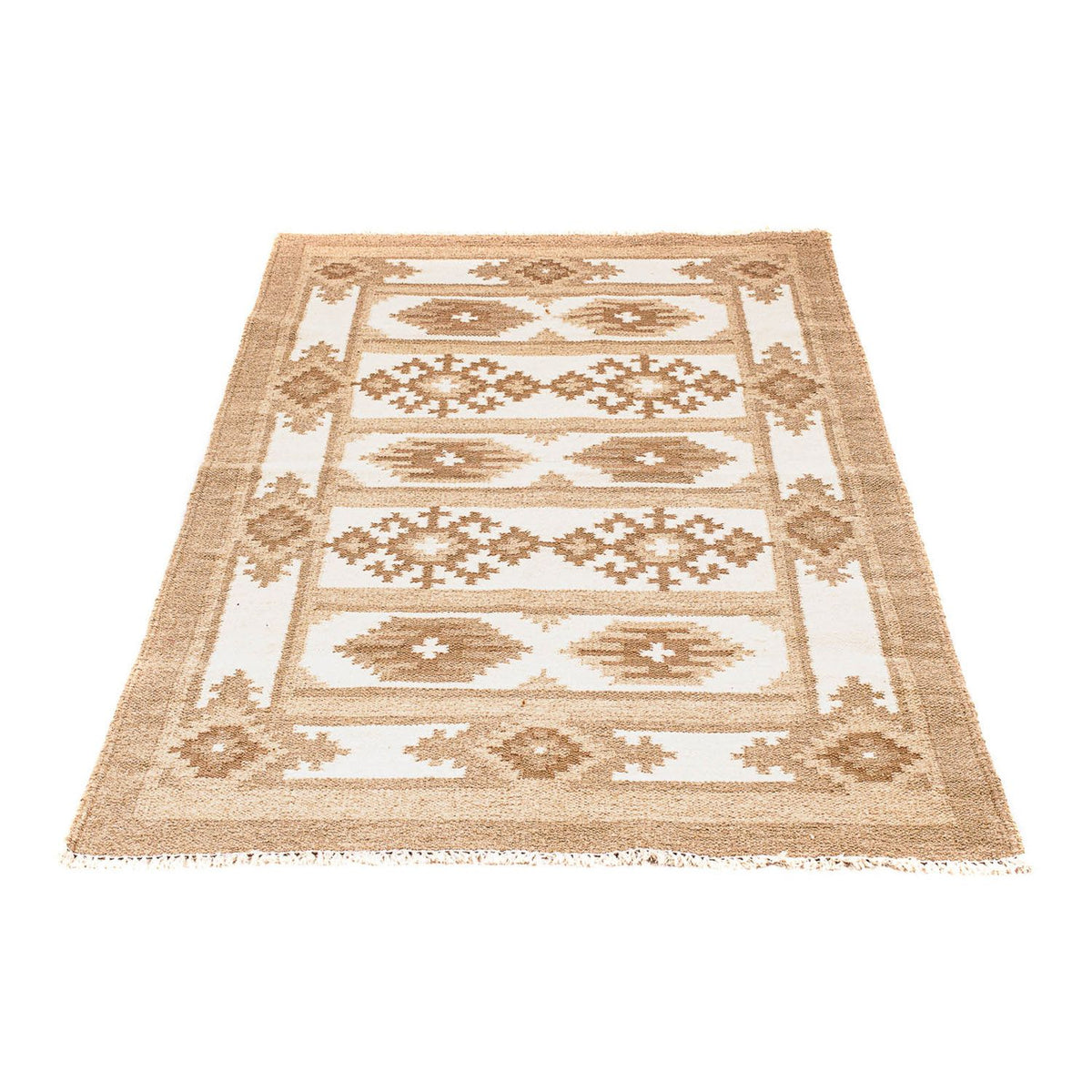 Tapis Kelim - Tendance - 149 x 92 cm - beige