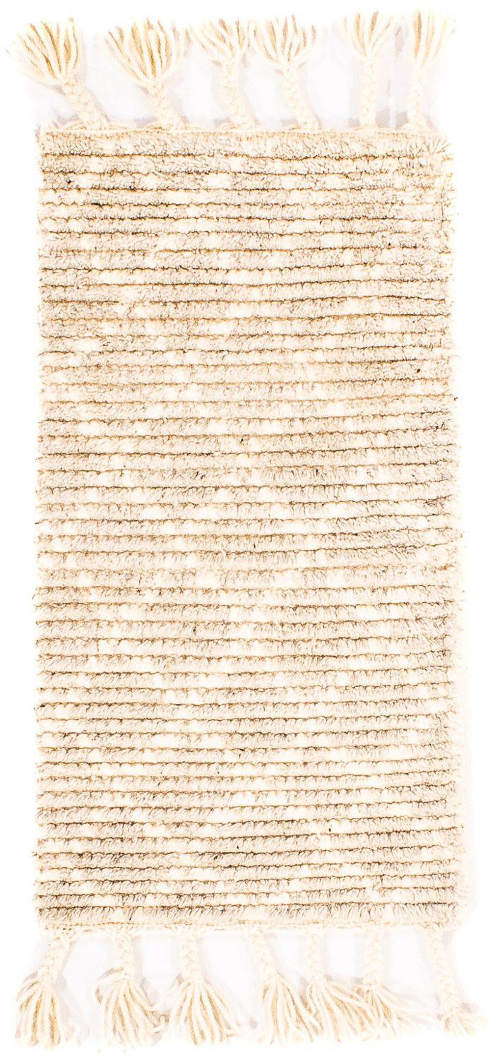 Tapis Kelim - Tendance - 62 x 32 cm - beige