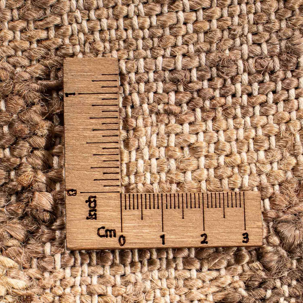 Tapis Kelim - Tendance carré - 63 x 62 cm - marron clair