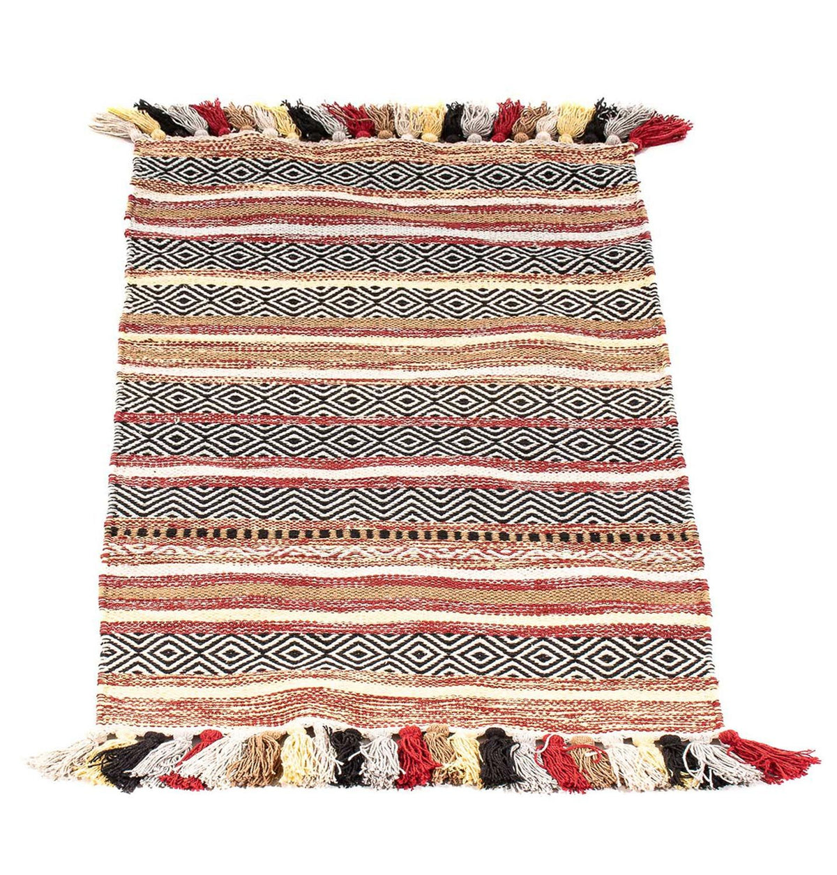 Tapis Kelim - Tendance - 120 x 58 cm - multicolore