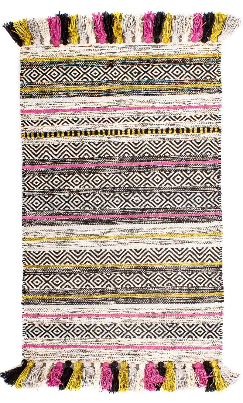 Tapis Kelim - Tendance - 96 x 58 cm - multicolore
